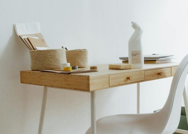 Simple Tips for Organising a Clutter-Free Workspace at Home